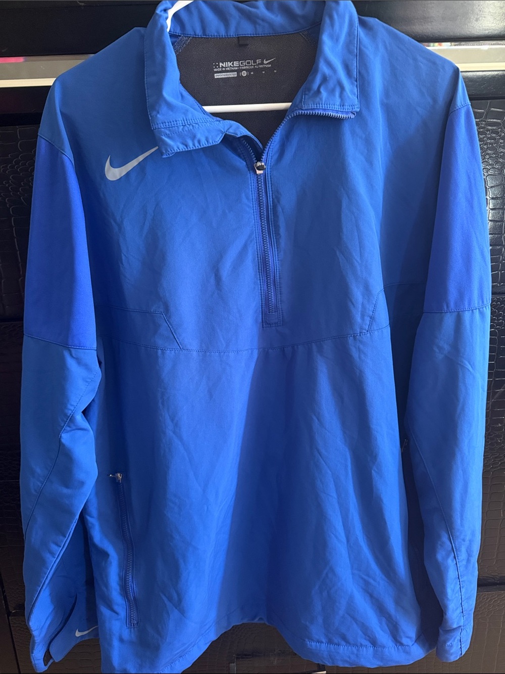Nike Men's Blue Half-Zip Performance Golf Jacket Bundle